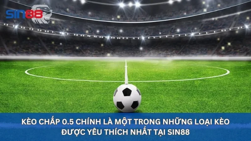 Kèo Chấp 0.5 Là Gì? Hiểu Rõ Kèo Chấp 0.5 Để Chiến Thắng 2 Kèo chấp 0.5 chính là một trong những loại kèo được yêu thích nhất tại sin88